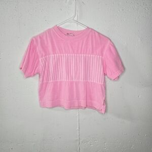 OP Hot Pink Cropped Vintage T-Shirt